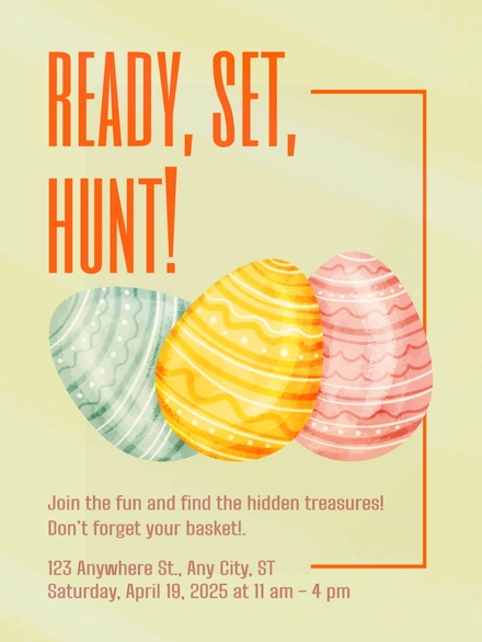 Easter Egg Hunt Invitation