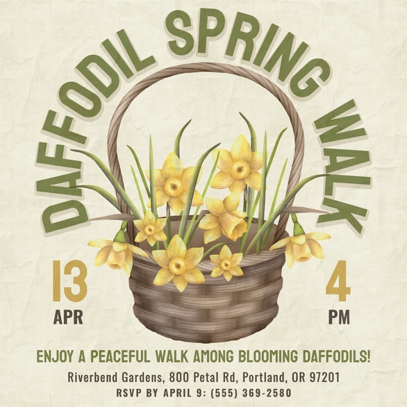 Spring Event Invitation
