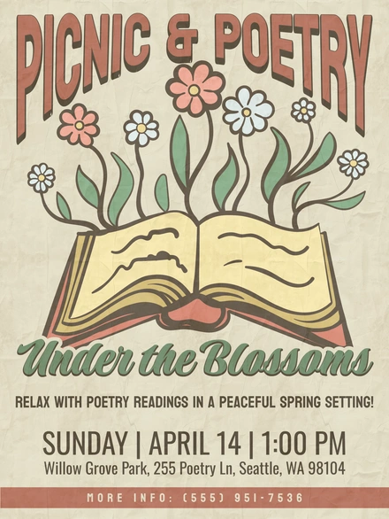 Outdoor poetry event