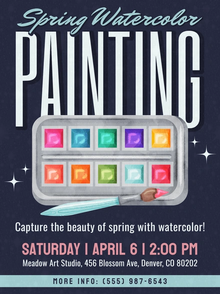 Watercolor Painting Event