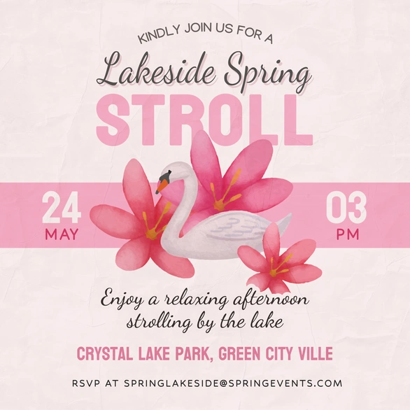 Spring Event Invitation