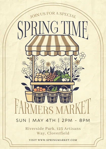 Springtime Farmers Market Event
