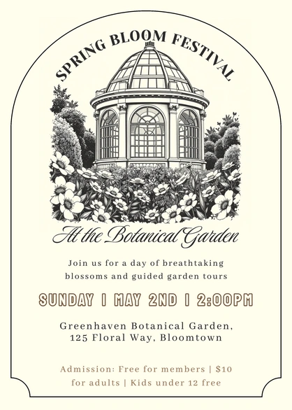 Botanical Garden Event