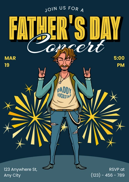 Father's Day Concert Announcement