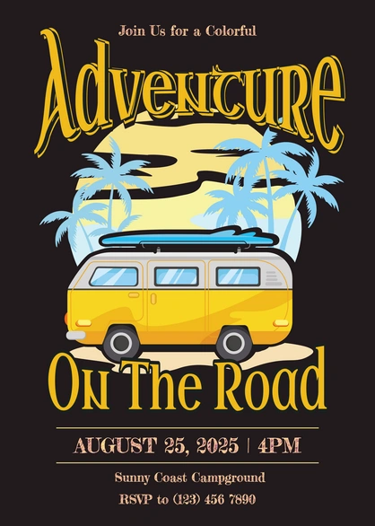 Adventure road trip announcement