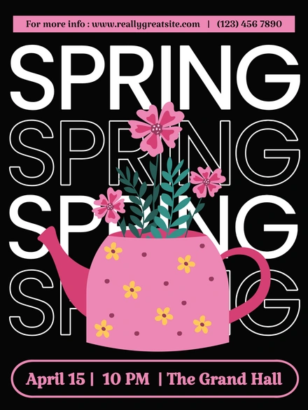 Spring Event Announcement