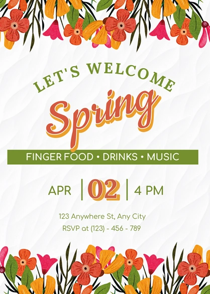 Cute Spring Event Invite Studio Templates