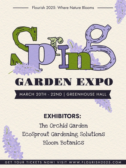 Garden Expo Event Announcement