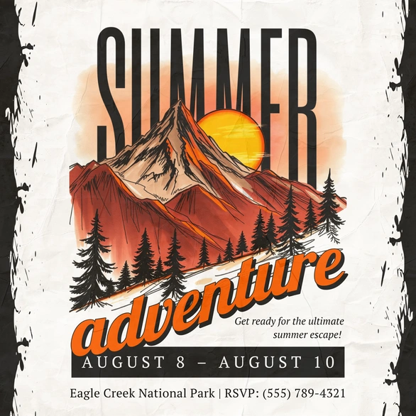 Summer event announcement