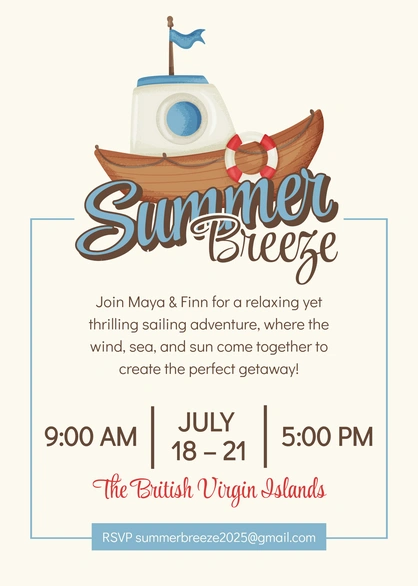 Summer Sailing Event