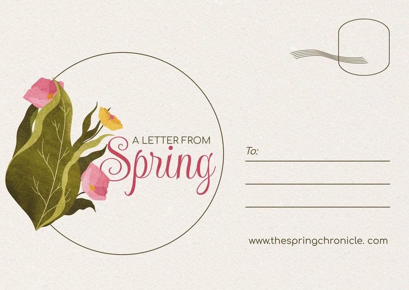 Seasonal Greeting Postcard