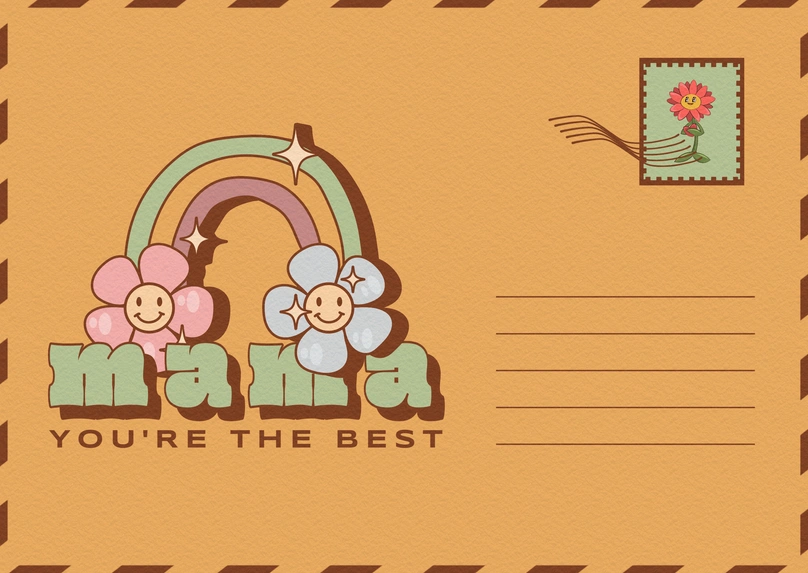 Aesthetic Postcard Design