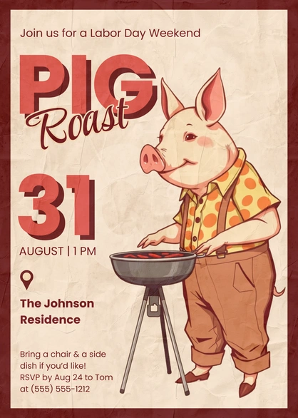 Pig Roast Event