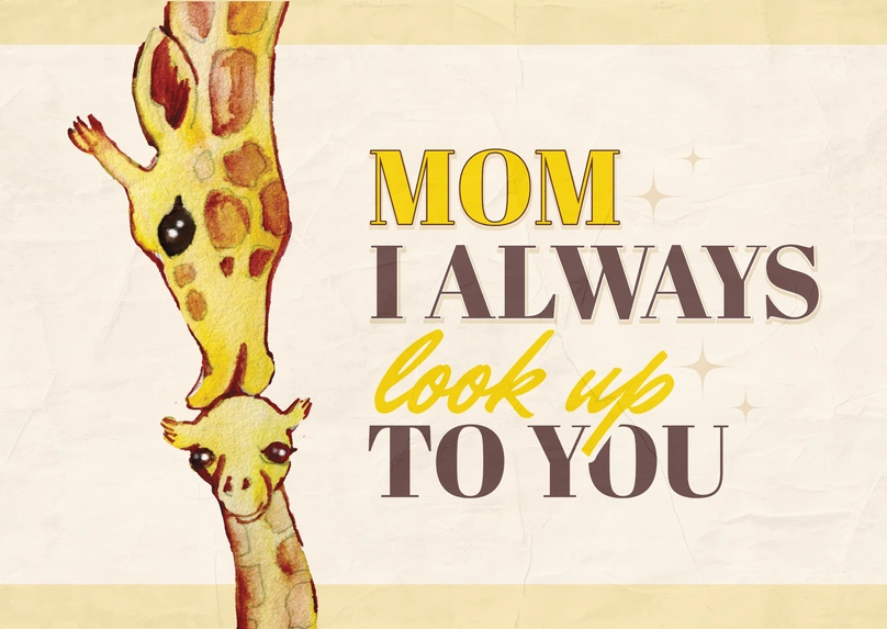Mother's Day appreciation card