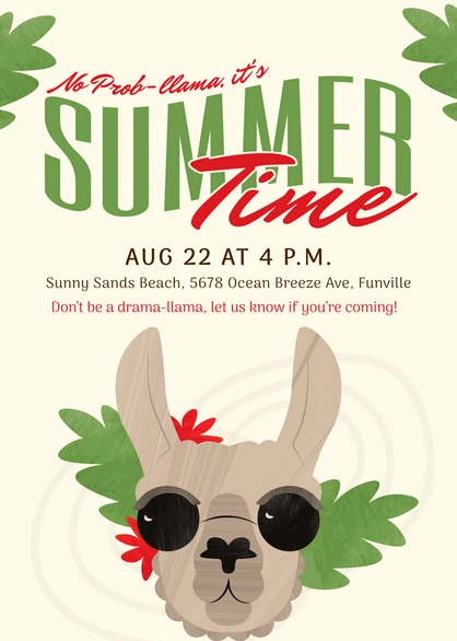 Summer Event Invitation