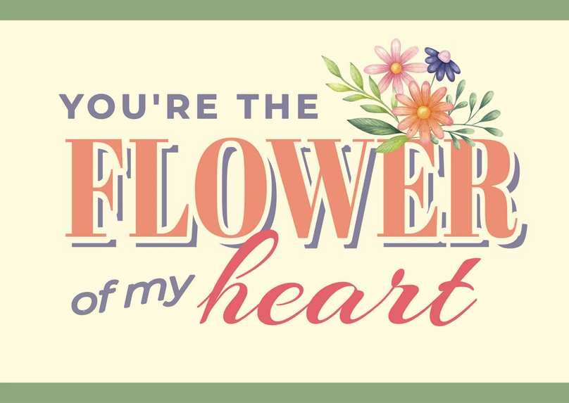 Romantic Greeting Card