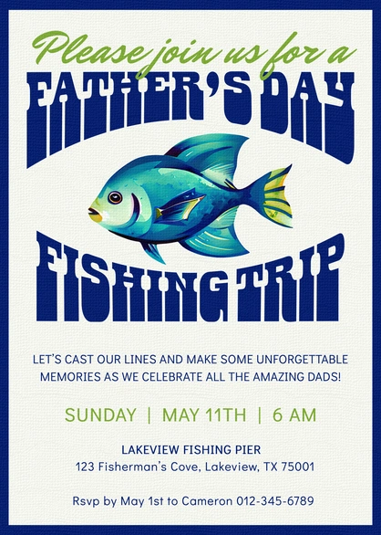 Father's Day Fishing Event