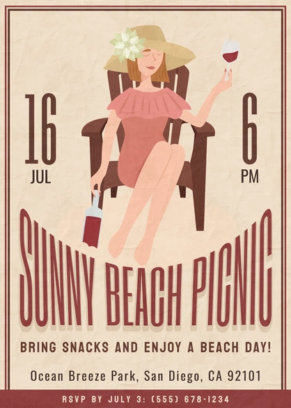Beach Picnic Event