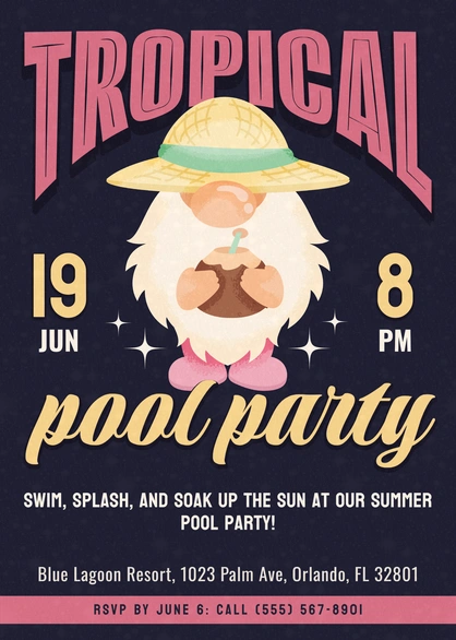 Tropical Pool Party