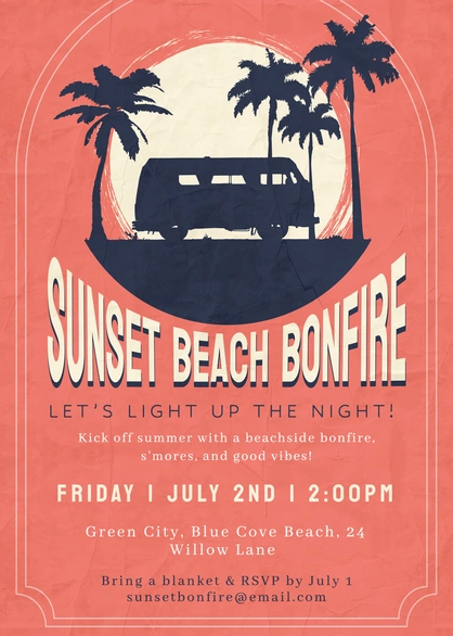 Beach Bonfire