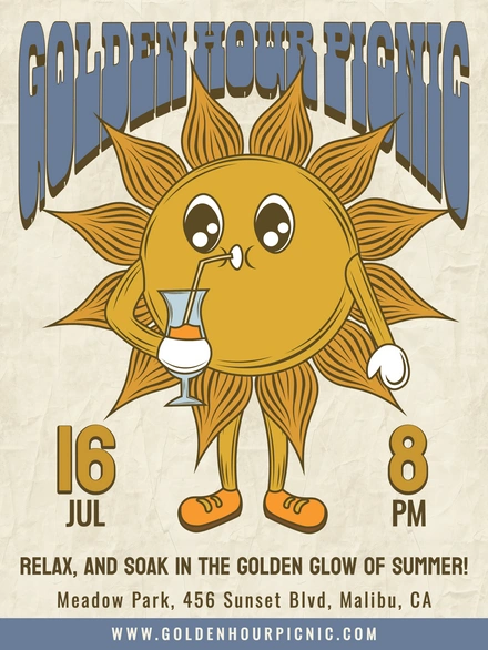 Golden Hour Picnic Event