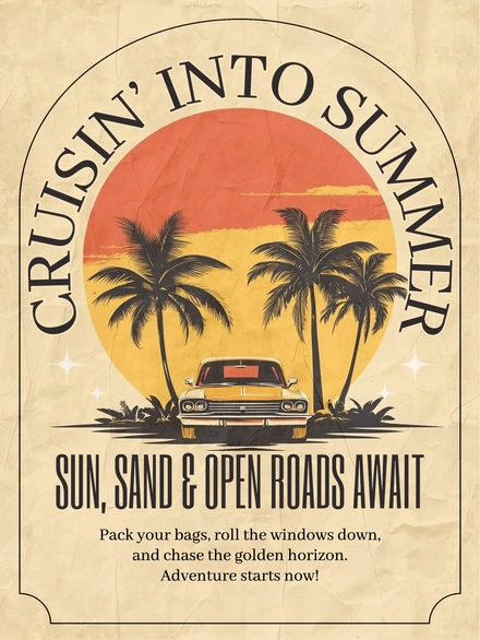 Summer Travel Poster