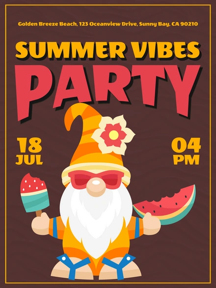 Summer Party Invitation