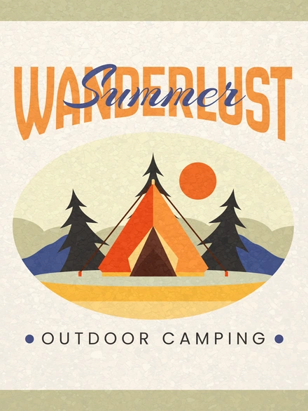 Camping Poster