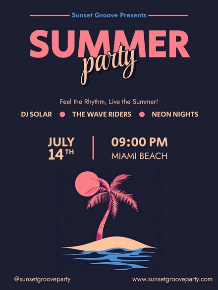 Summer Party Announcement