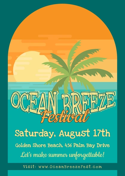 Ocean Breeze Festival Promotion