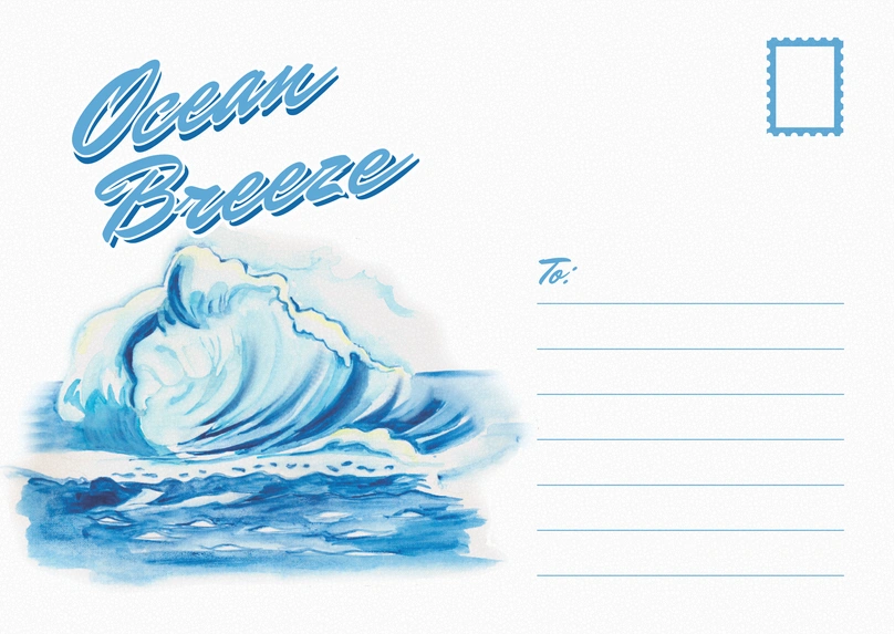 Ocean Wave Illustration