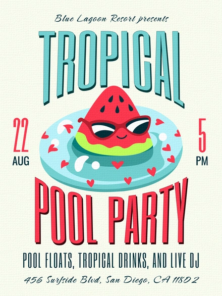 Tropical Pool Party
