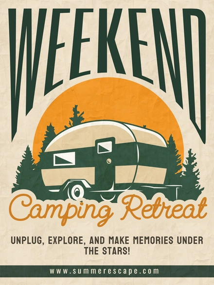 Camping invitation