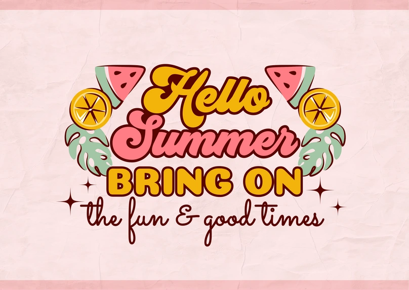 Summer Message