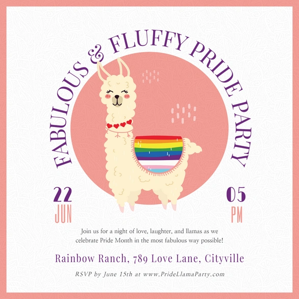 Pride Party Invitation