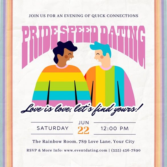 Pride Speed Dating Event