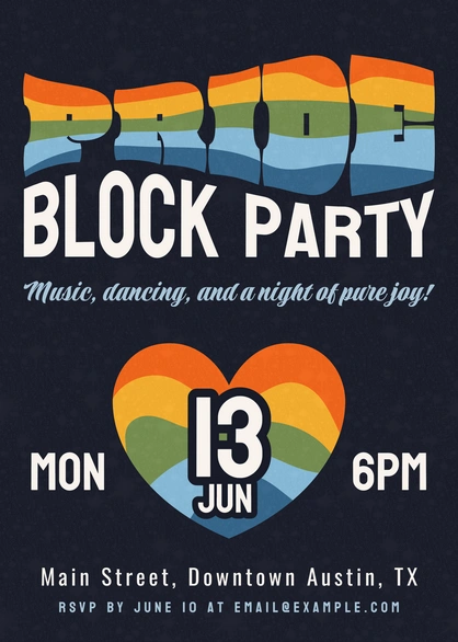 Pride Block Party Event