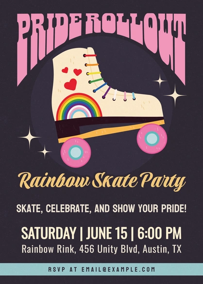 Pride event poster