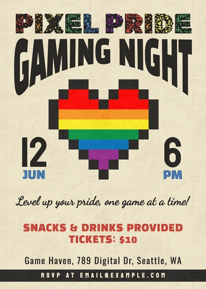 Pride-themed gaming event