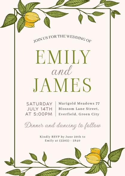 Wedding Invitation