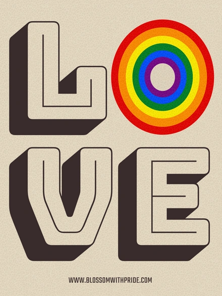 Pride and Love Graphic