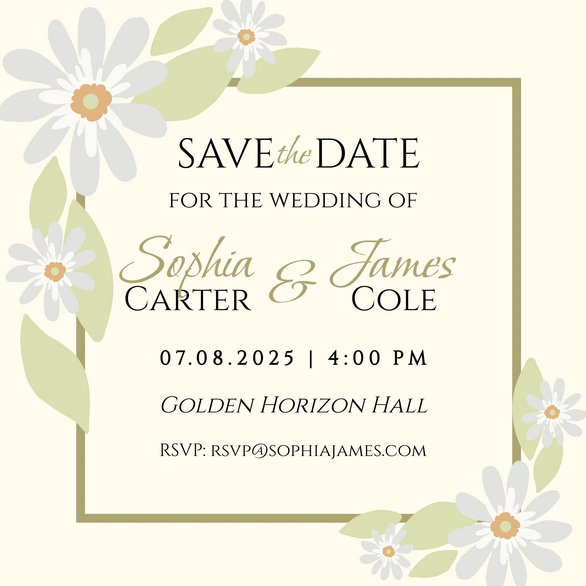 Wedding Save the Date
