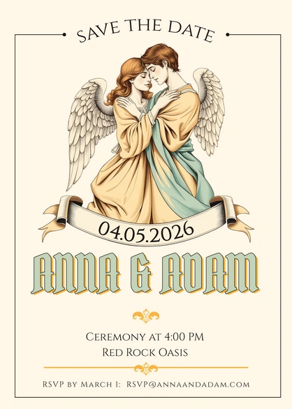 Save the Date for Wedding