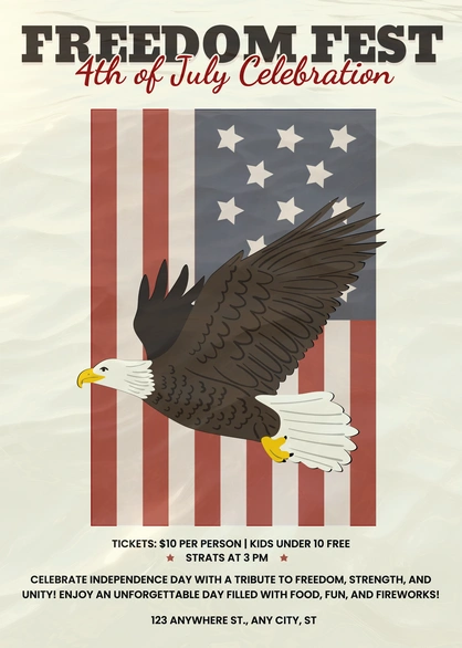 Independence Day Celebration Poster
