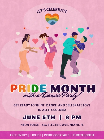 Pride Month Event Poster