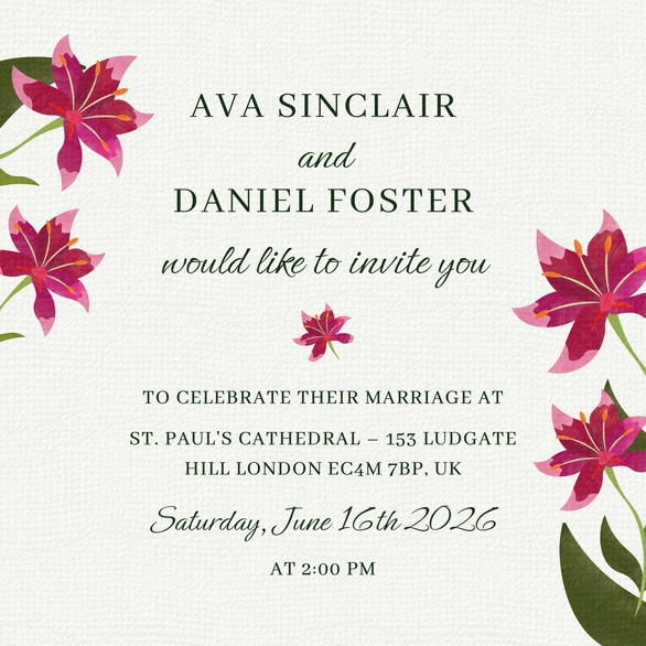 Wedding Invitation