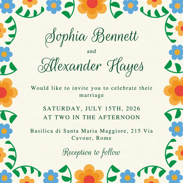 Wedding Invitation