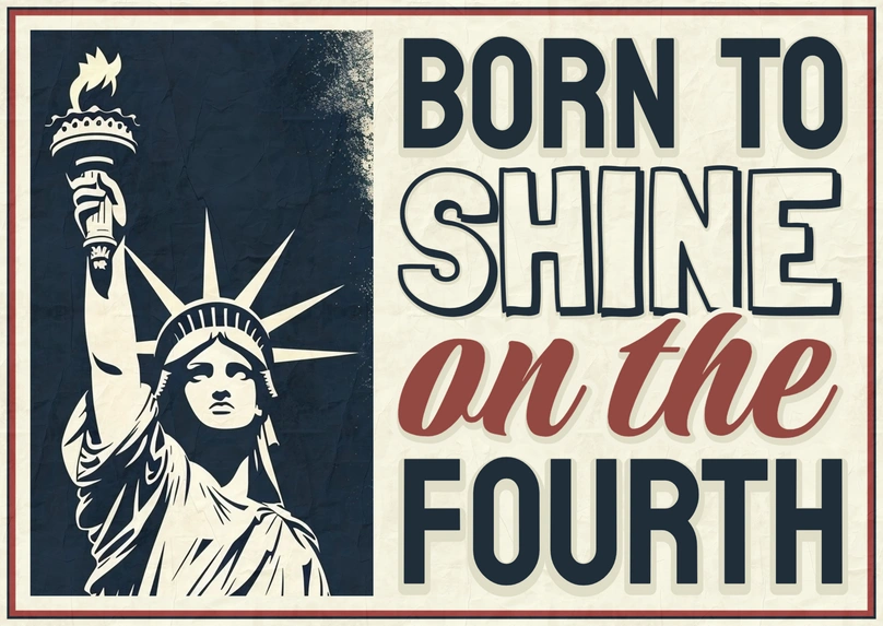 Statue of Liberty with Holiday Message