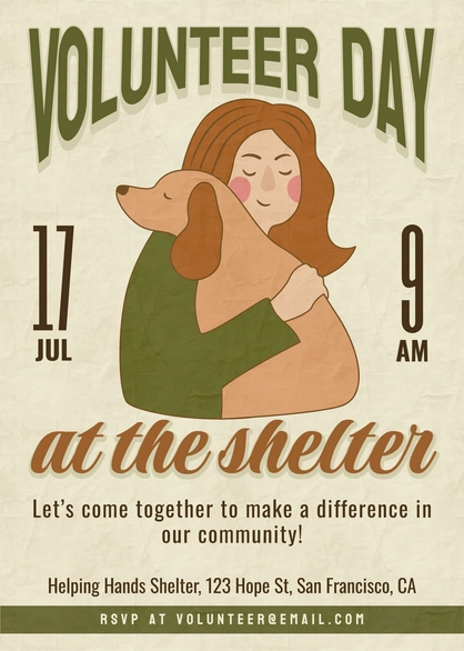 Volunteer Event Announcement