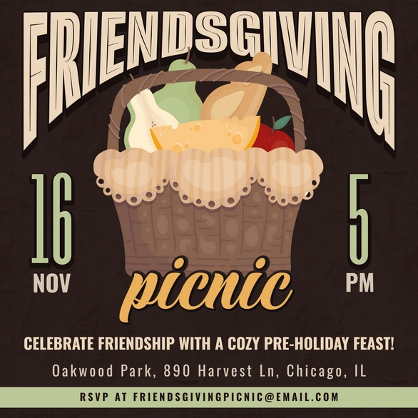 Friendsgiving Picnic Event